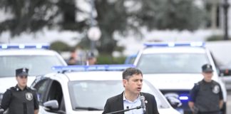 Kicillof entregó 40 nuevos patrulleros para fortalecer la seguridad