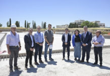 Kicillof recorrió los avances de las obras del plan hídrico