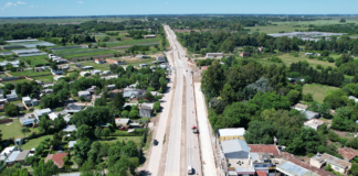 La obra de ampliación de la Ruta Provincial Nº24 avanzó en un 80 %