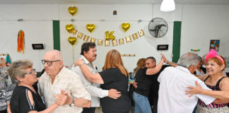 Julio Zamora acompañó el 14° aniversario del Centro de Jubilados “Eterna Juventud” en Rincón de Milberg