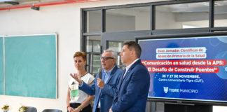 En el CUT, Julio Zamora acompañó la 8va jornada científica de Atención Primaria de Salud del Municipio de Tigre