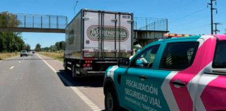 Tolerancia Cero: Transporte detuvo a un camión que circulaba con la patente tapada