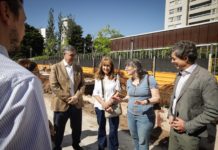 Avanzan los trabajos de excavación en la obra del paso bajo nivel de García Lorca, en Caballito