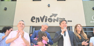 Envión: Kicillof y Larroque inauguraron una nueva sede y entregaron equipamiento