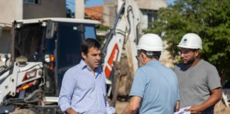 San Isidro: Ramón Lanús supervisó el avance de las obras de integración urbana en Boulogne