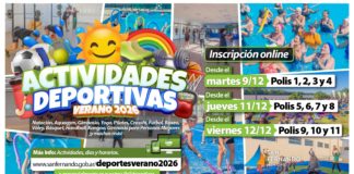 Empieza la inscripción a las actividades deportivas de verano 2026 en San Fernando