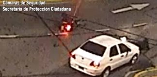 El sistema de cámaras municipales registró un fuerte impacto en pleno Tigre centro