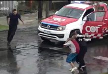 Forzó la puerta de un vehículo estacionado y se dio a la fuga con la llegada del COT: fue aprehendido a los pocos metros