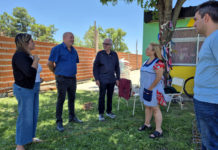 Julio Zamora supervisó la refacción integral del Jardín de Infantes N° 927 en Troncos del Talar