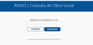 Cómo obtener el comprobante de obra social en la web de ANSES