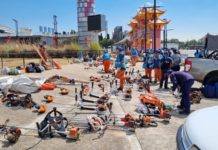 San Martín impulsó la limpieza del Reservorio de Tecnópolis para mejorar el drenaje durante las lluvias