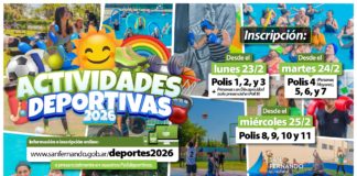 San Fernando empezó la inscripción a sus actividades deportivas anuales