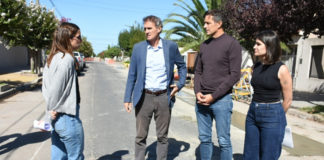 Katopodis recorrió obras de agua potable en Bolívar