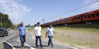 Leo Nardini recorrió el avance del Corredor Seguí entre Grand Bourg y Tierras Altas
