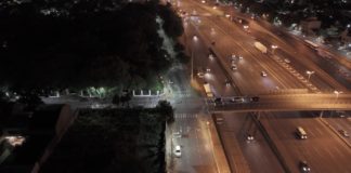 Vicente López finalizó la instalación de más de 500 luminarias LED en las colectoras de Panamericana y General Paz