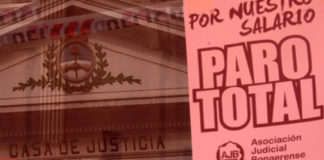 Lunes 2 de marzo: paro en el Poder Judicial