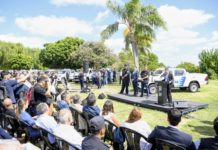 Kicillof entregó nuevos patrulleros para fortalecer la seguridad