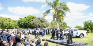 Kicillof entregó nuevos patrulleros para fortalecer la seguridad