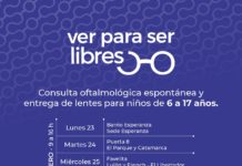 Continúan las jornadas oftalmológicas y la entrega de lentes en 3F