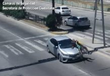 Imprudencia peatonal: un hombre fue embestido por un automóvil luego de cruzar peligrosamente varias veces la Ruta 197