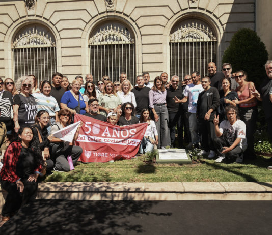A 50 años del golpe militar, Julio Zamora encabezó un encuentro en homenaje a la memoria y la democracia