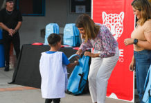 A través del Programa «Bienvenidos a la Primaria», el Municipio de Tigre entregó kits escolares a estudiantes de Benavídez