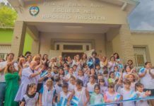Juan Andreotti inauguró 7 Escuelas