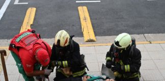 La Corte Suprema de Justicia impulsó un simulacro de emergencia en Comodoro Py y se aplicó el Plan Director de la Ciudad ante un escenario con víctimas múltiples