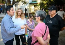 Nardini habilitó una nueva pavimentación en Ing. Adolfo Sourdeaux