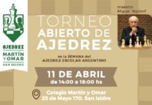 Torneo Abierto de Ajedrez en el Colegio Martín y Omar