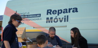 El Repara Móvil recorre la Ciudad al atardecer