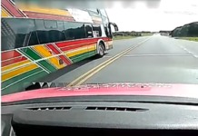 Ruta 11: sancionaron a un micro y a un auto por sobrepasos prohibidos