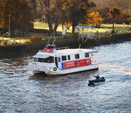 Delta: nuevas fechas disponibles del Catamarán Sanitario del Municipio de Tigre