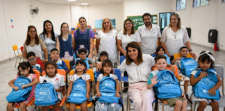 General Pacheco: estudiantes de la Escuela Primaria N° 36 recibieron kits escolares entregados por el Municipio de Tigre