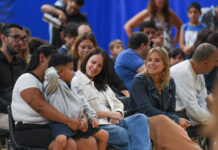 Soledad Martínez acompañó el inicio de clases en la escuela Emma Pérez Ferreira de Vicente López