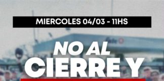 “Pollo” Sobrero y Mónica Schlotthauer “Marchamos contra el cierre de FATE”