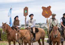 Bianco y Marino encabezaron el acto de la Fiesta de la Soberanía Patagónica