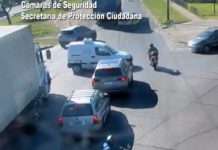 Accidente vial en El Talar terminó con el conductor de una moto volando por las aires: se encuentra fuera de peligro