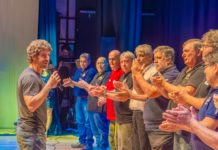 Juan Andreotti acompañó el homenaje a los Héroes de Malvinas sanfernandinos