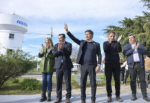 Kicillof inauguró una Planta Potabilizadora y la repavimentación de un tramo de la Ruta 85