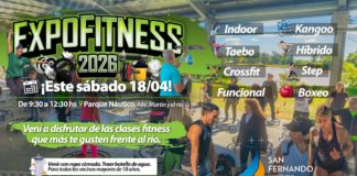 San Fernando invita a una nueva ExpoFitness el sábado en el Parque Náutico