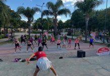 Continúa el programa Plazas Activas del Municipio de Tigre destinado a fomentar la actividad física entre vecinos y vecinas