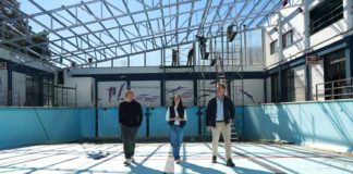 Vicente López avanza con la modernización del natatorio en el CEMINA de Florida Oeste