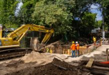 San Isidro: para evitar inundaciones avanzan los trabajos del Aliviador Alto Perú