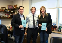 Nardini se reunió con autoridades del Banco de Desarrollo de América y El Caribe para impulsar políticas sustentables