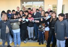Infraestructura escolar: inauguraron dos nuevas aulas en la Secundaria 23 de Garín