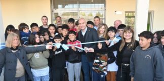 Infraestructura escolar: inauguraron dos nuevas aulas en la Secundaria 23 de Garín