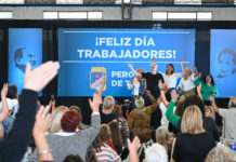 Julio Zamora encabezó un multitudinario acto del Peronismo de Tigre por el Día del Trabajador