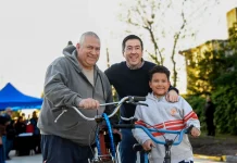Nardini inauguró nuevos pavimentos en Villa de Mayo