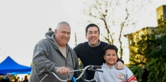 Nardini inauguró nuevos pavimentos en Villa de Mayo